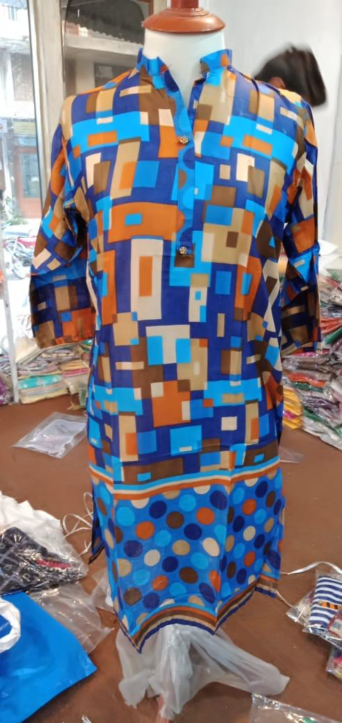 Women's Printed Rayon Kurti