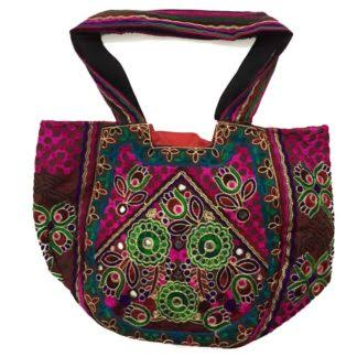 Embroidered ladies Mirror Work hand bag