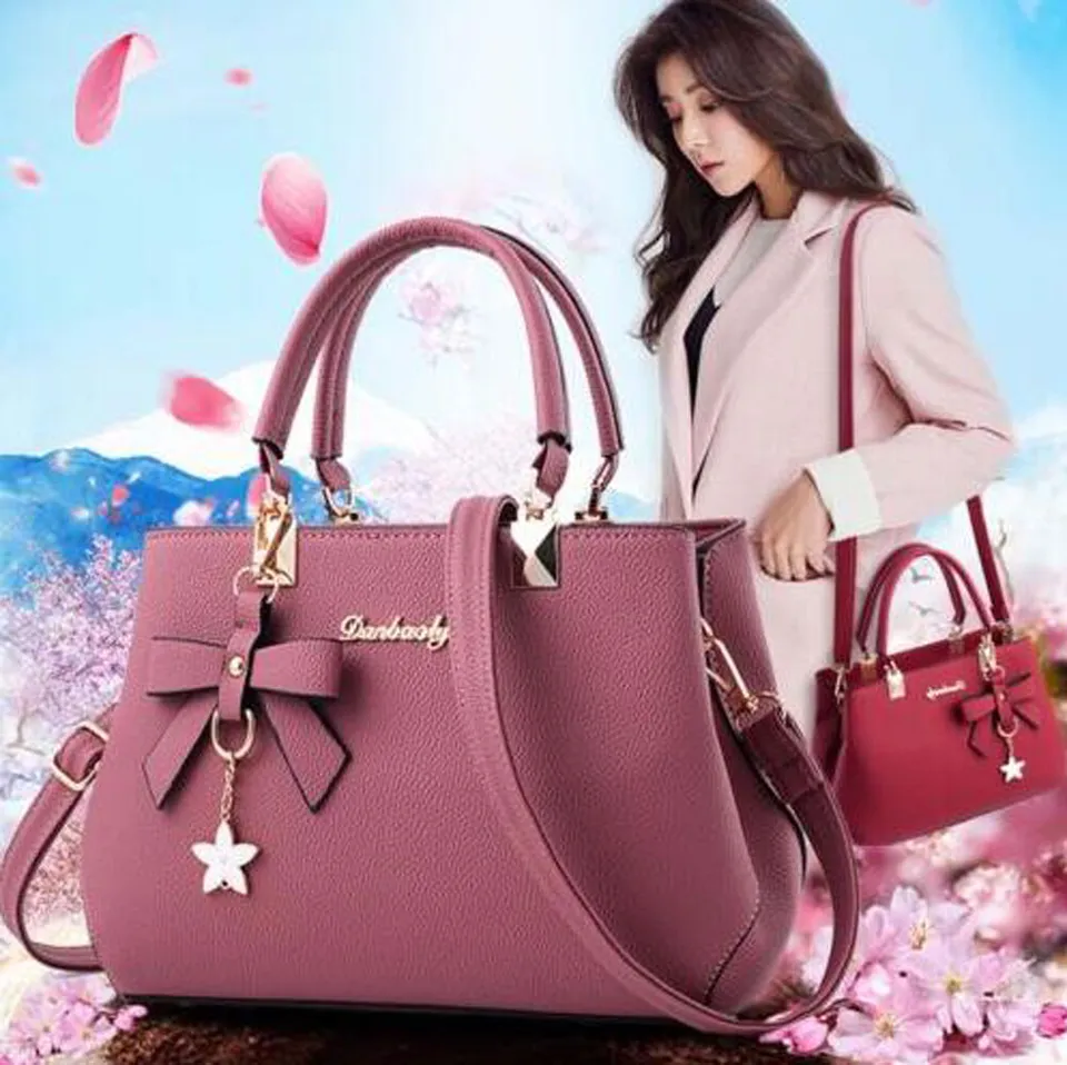 Women Faux Leather Handbags Shoulder Bag Purse Tote Messenger Satchel Crossbody
