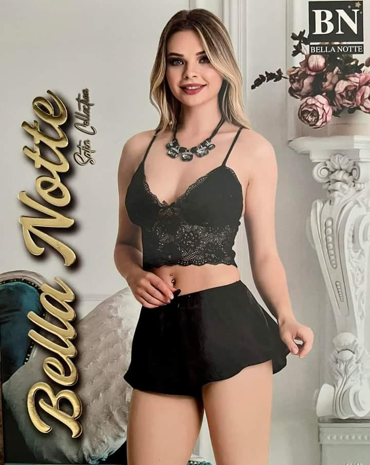 Women Pack of 2 Lace Babydolls & Panties Set