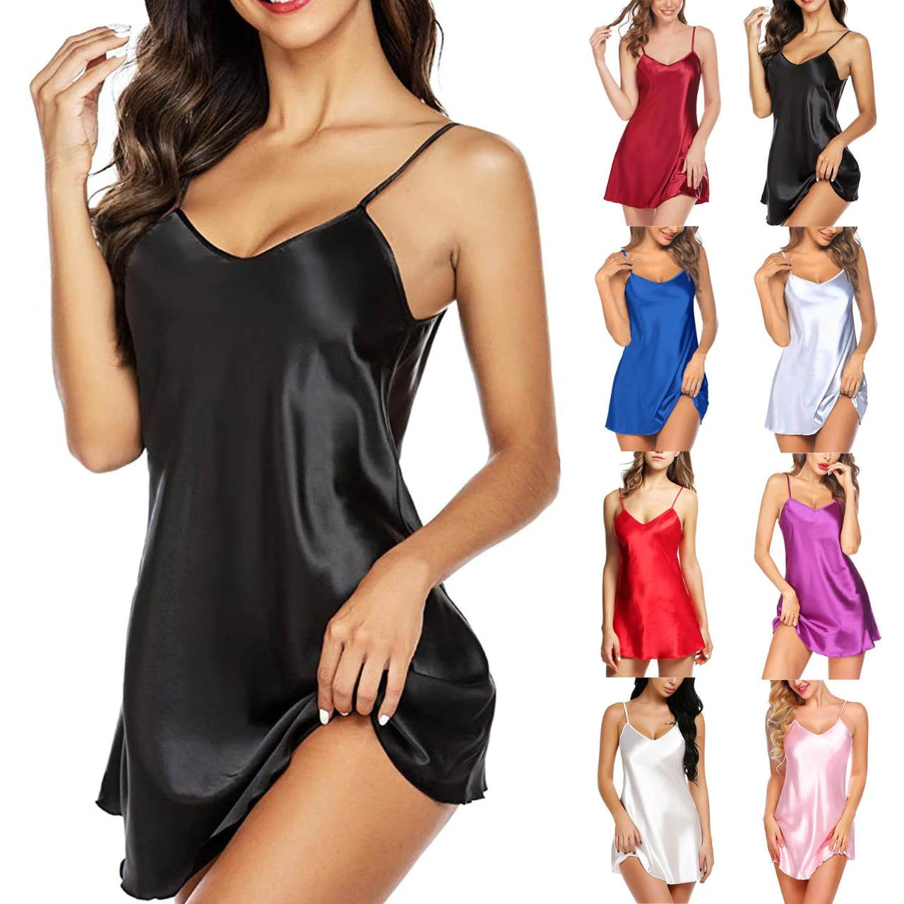 Adorable Women's Attractive Sexy Baby dolls Dresses Nightwear Sexy Night Dresses Free Size (28 to 36 Inch)